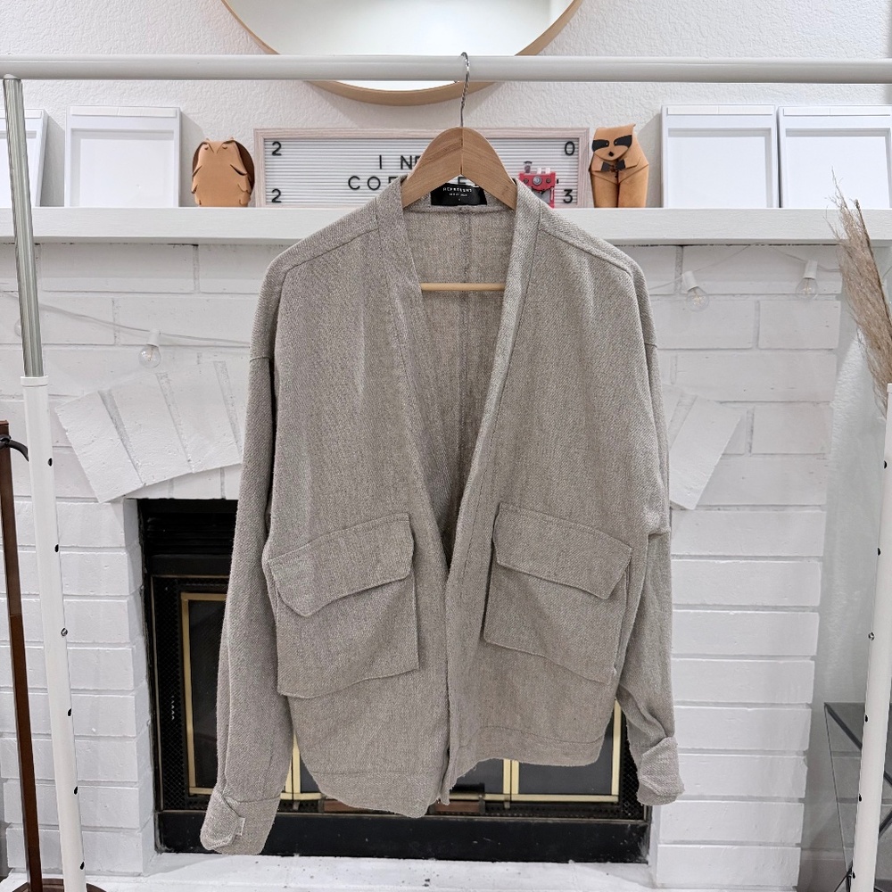 Vintage Rare Represent British Made Kimono Jacket - Beige